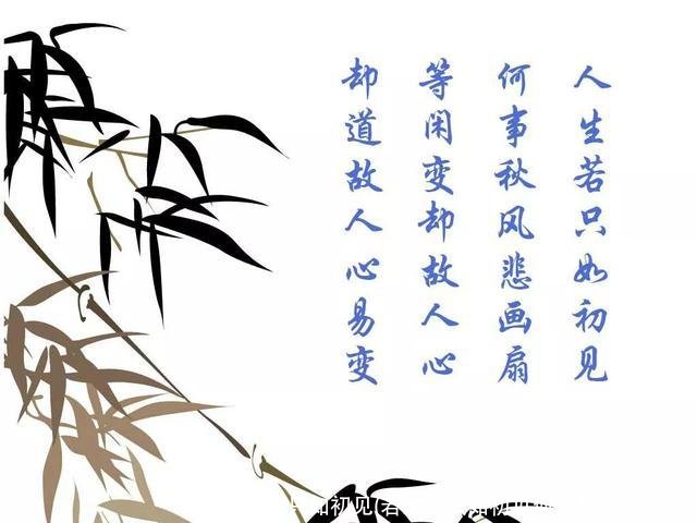 若人生只如初见(若人生只如初见何事秋风悲画扇)