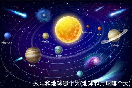 太阳和地球哪个大(地球和月球哪个大)