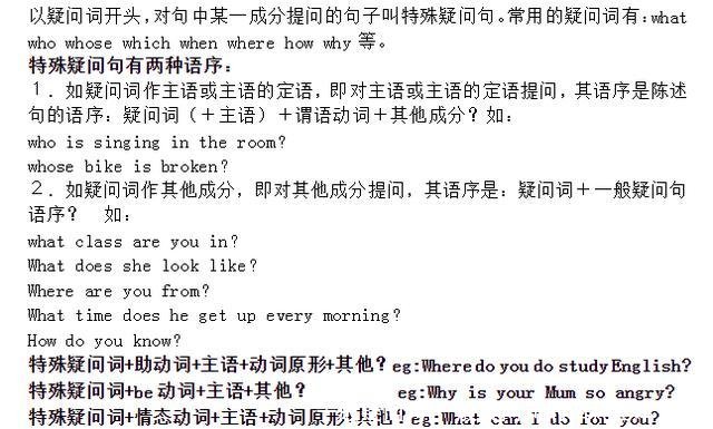 一般疑问句(一般疑问句的四种基本句型)