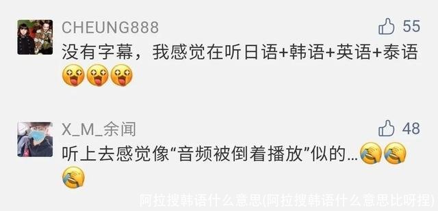 阿拉搜韩语什么意思(阿拉搜韩语什么意思比呀捏)