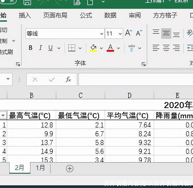 合并表格内容(怎么合并表格内容)
