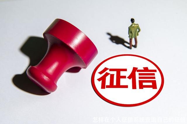 怎样在个人征信系统查询自己的征信