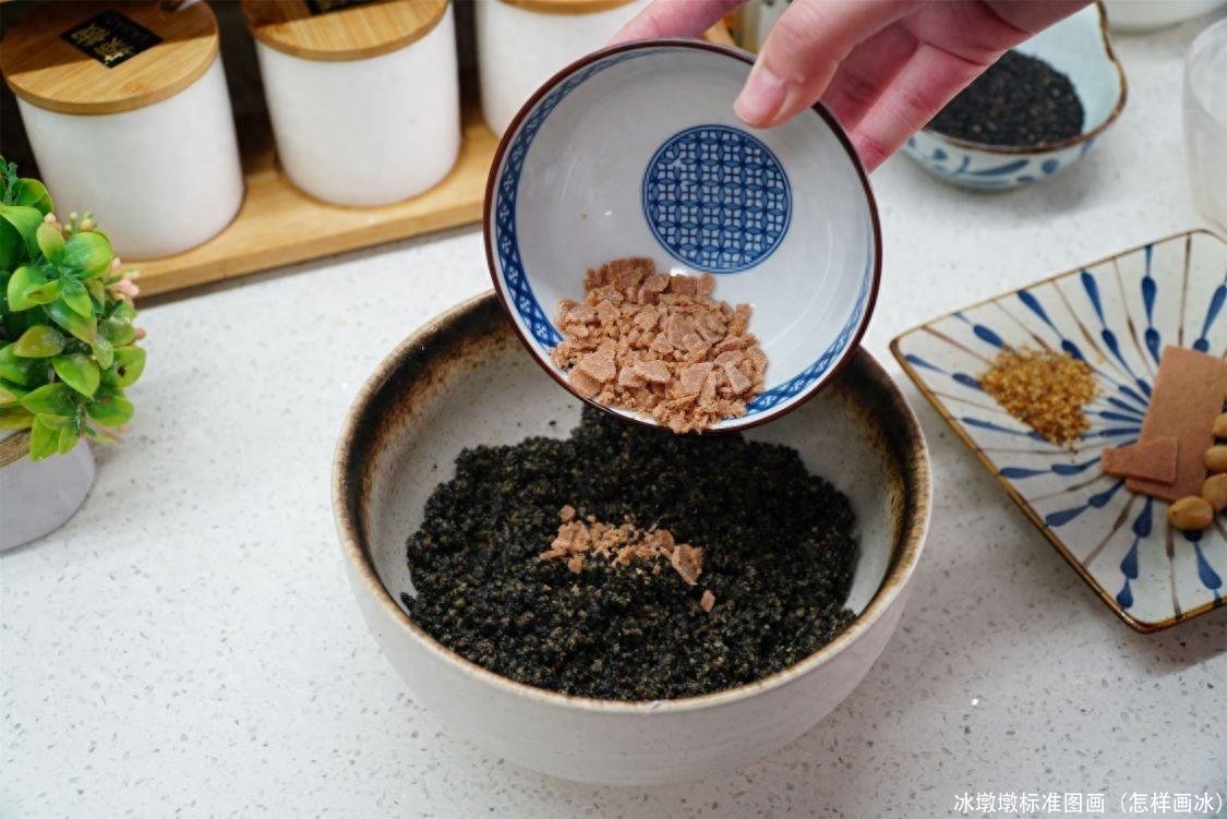 冰墩墩标准图画（怎样画冰）