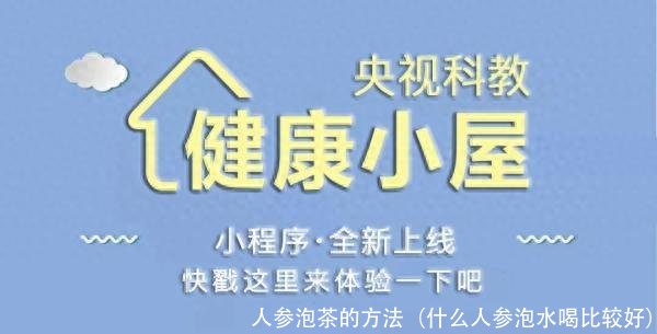 人参泡茶的方法（什么人参泡水喝比较好）