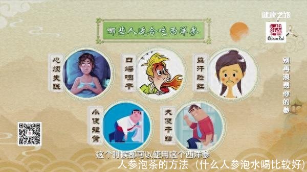 人参泡茶的方法（什么人参泡水喝比较好）