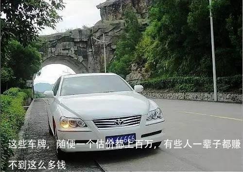 这些车牌,随便一个估价都上百万,有些人一辈子都赚不到这么多钱