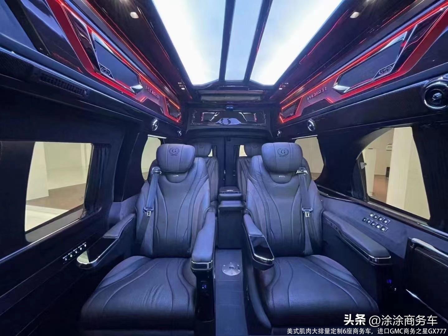 美式肌肉大排量定制6座商务车,进口GMC商务之星GX777