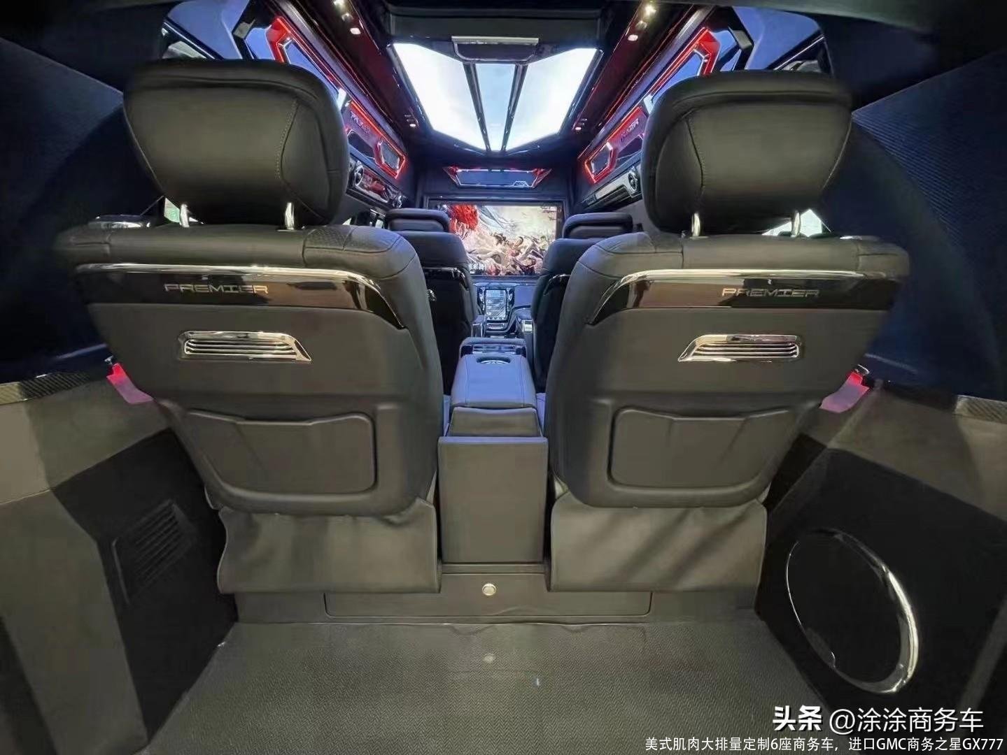 美式肌肉大排量定制6座商务车,进口GMC商务之星GX777
