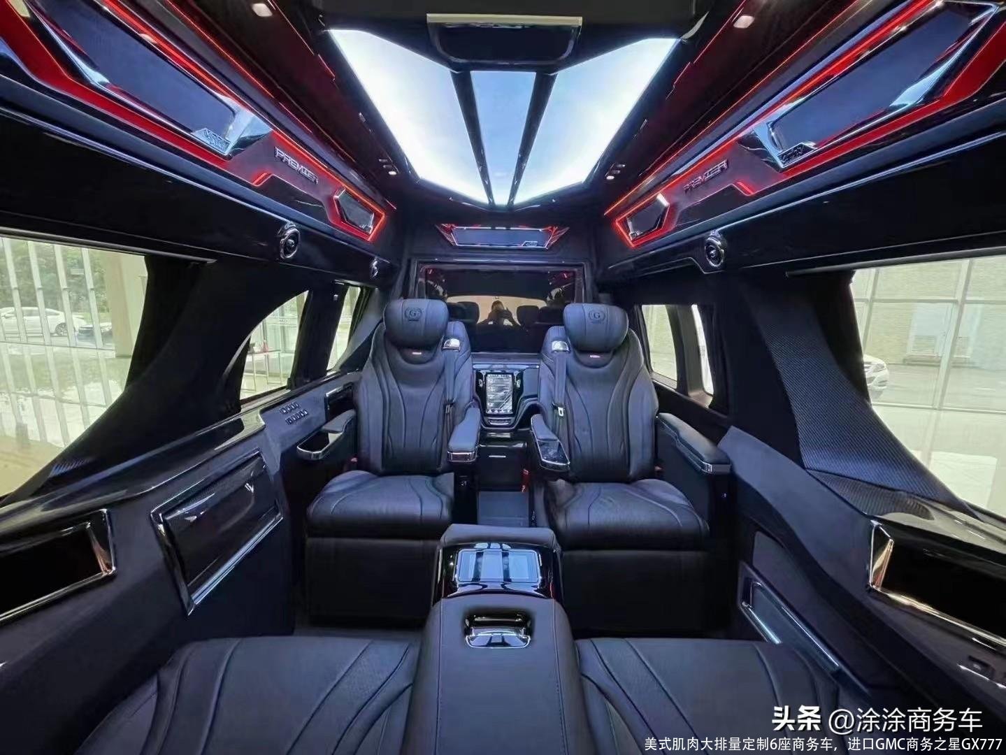 美式肌肉大排量定制6座商务车,进口GMC商务之星GX777