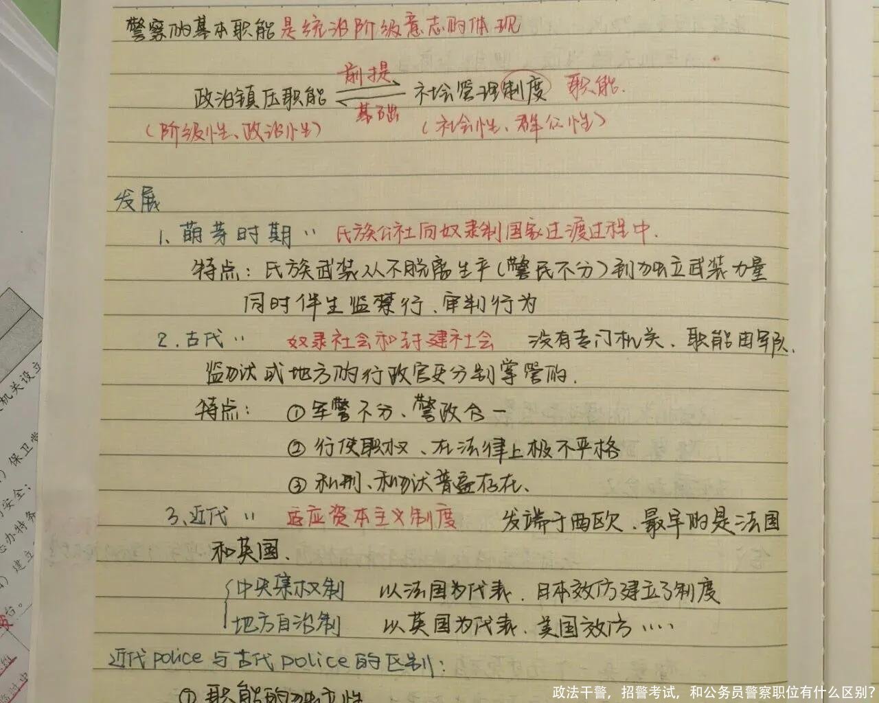 政法干警,招警考试,和公务员警察职位有什么区别?