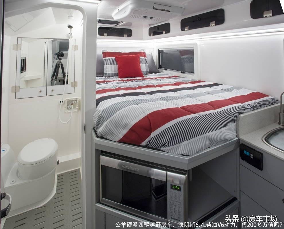 公羊硬派四驱越野房车，康明斯6.7L柴油V6动力，售200多万值吗？